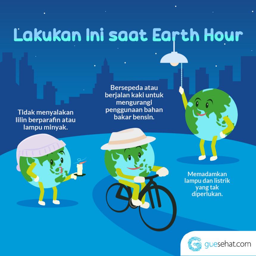 Earth Hour - GueSehat.com