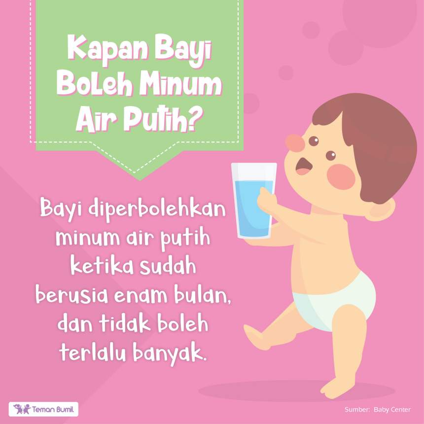 Kapan Bayi Boleh Minum Air Putih - GueSehat.com