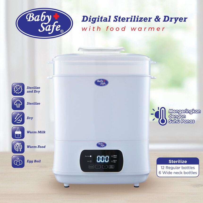 BabySafe Digital Sterilizer & Dryer