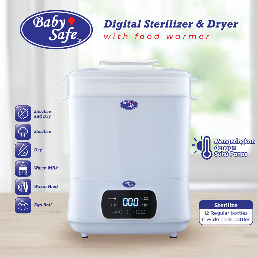 Cara menggunakan baby safe hot sale sterilizer